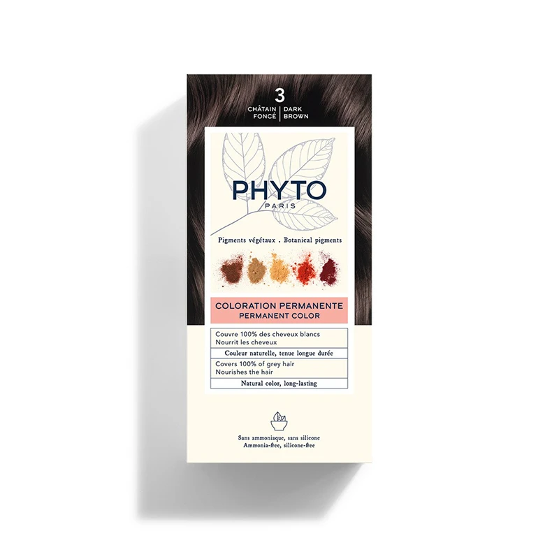 PHYTO发朵全色系染发剂112ml（显影乳液50ml+染色剂50ml+发膜12ml） 商品