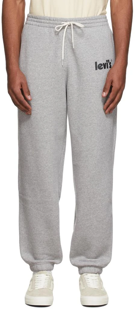 商品Levi's|Grey Graphic Lounge Pants,价格¥560,第1张图片