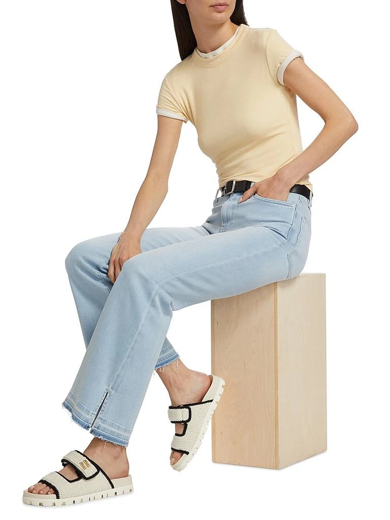 商品FRAME|Le Easy Released Fray Hem Flare Jeans,价格¥946,第2张图片详细描述