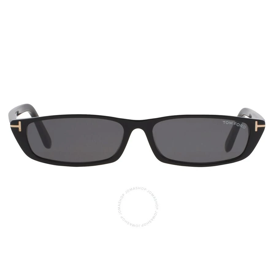 商品Tom Ford|Alejandro Smoke Rectangular Unisex Sunglasses FT1058 01A 59,价格¥1080,第1张图片