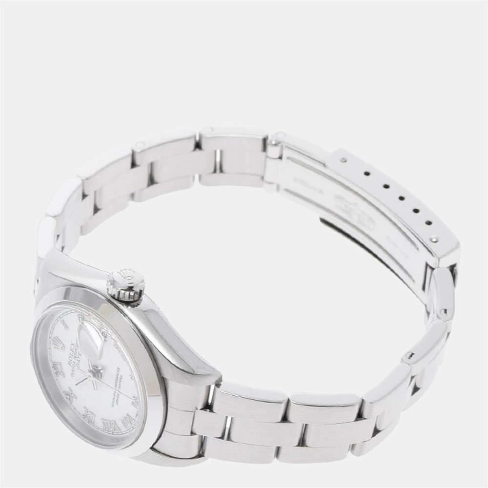 商品[二手商品] Rolex|Rolex White Stainless Steel Oyster Perpetual Date 79160 Automatic Women's Wristwatch 26 mm,价格¥26994,第2张图片详细描述