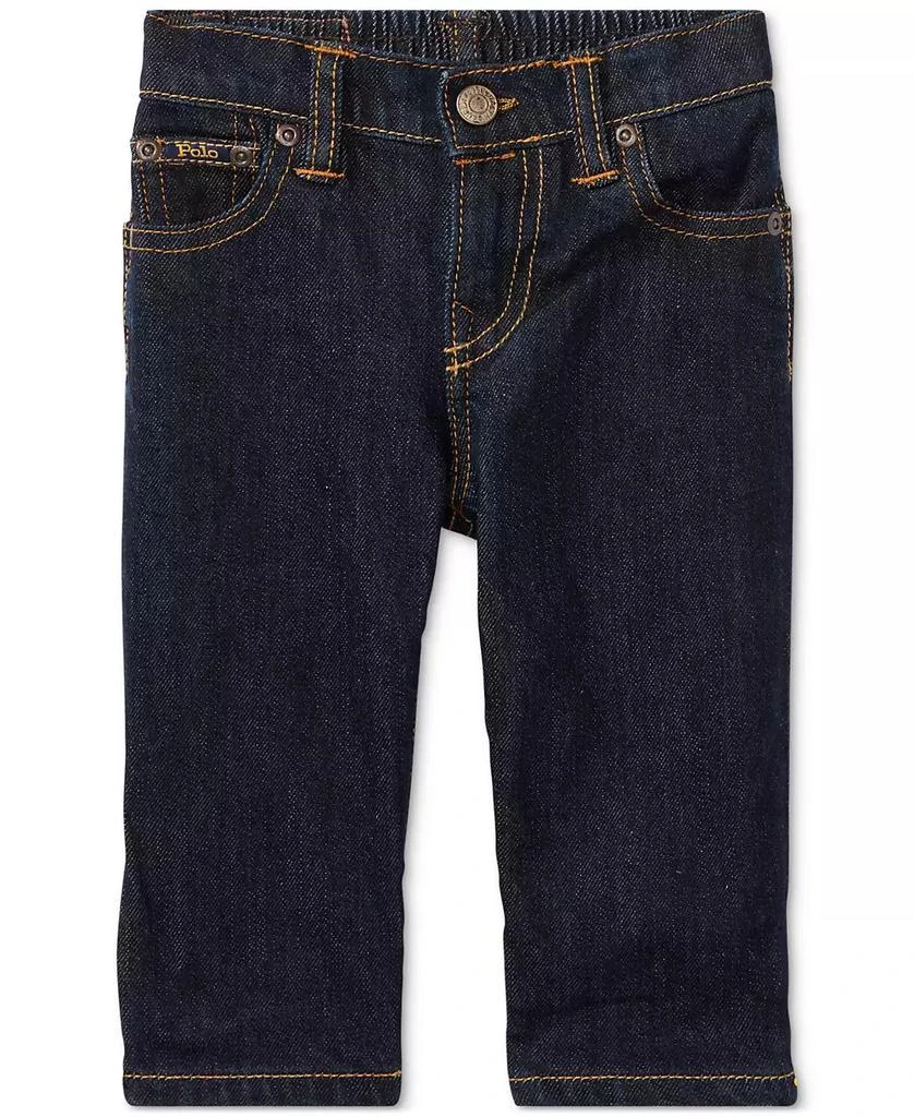 商品Ralph Lauren|Baby Boys Hampton Straight Stretch Jean,价格¥353,第1张图片