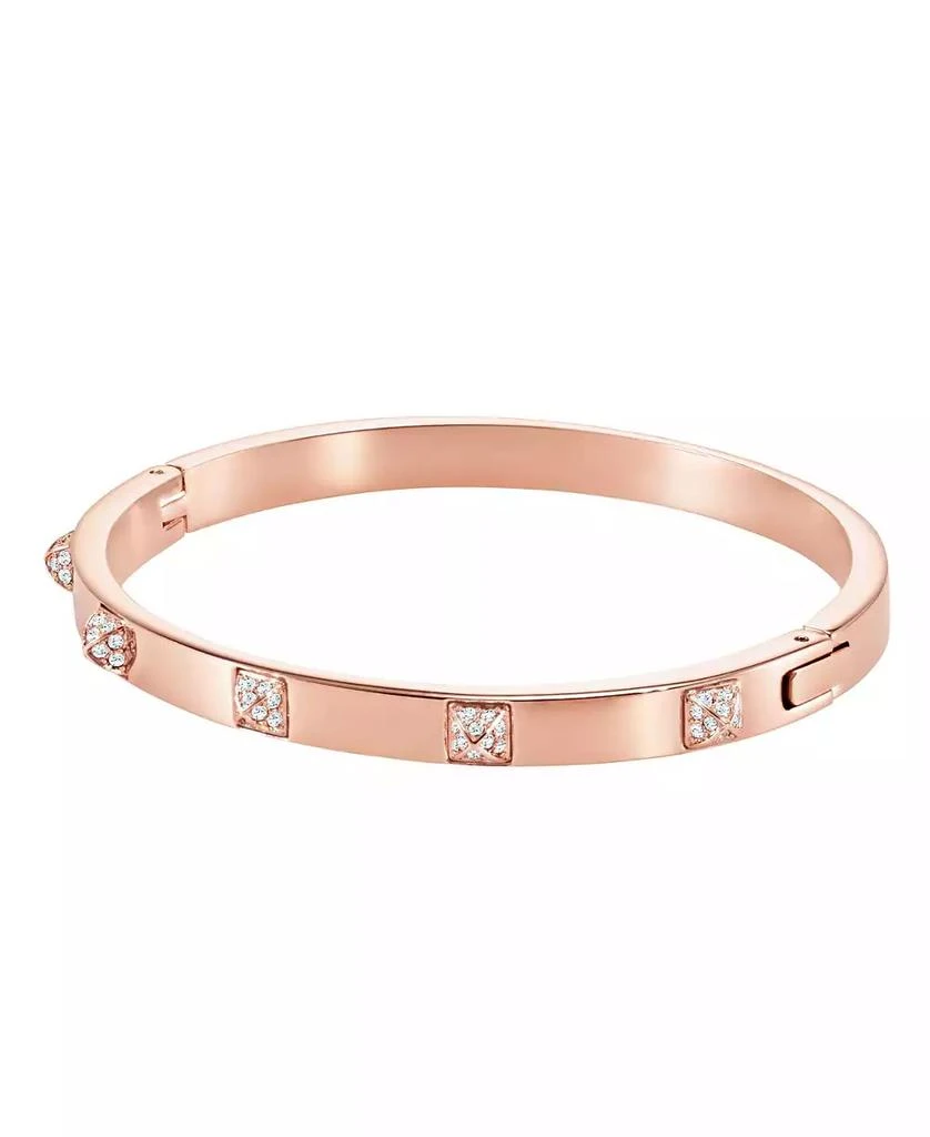 商品Swarovski|Tactic Rose Gold Tone Plated Bangle,价格¥938,第3张图片详细描述