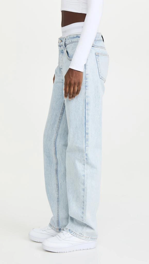商品Alexander Wang|Alexander Wang 高腰直筒牛仔裤,价格¥2051,第4张图片详细描述