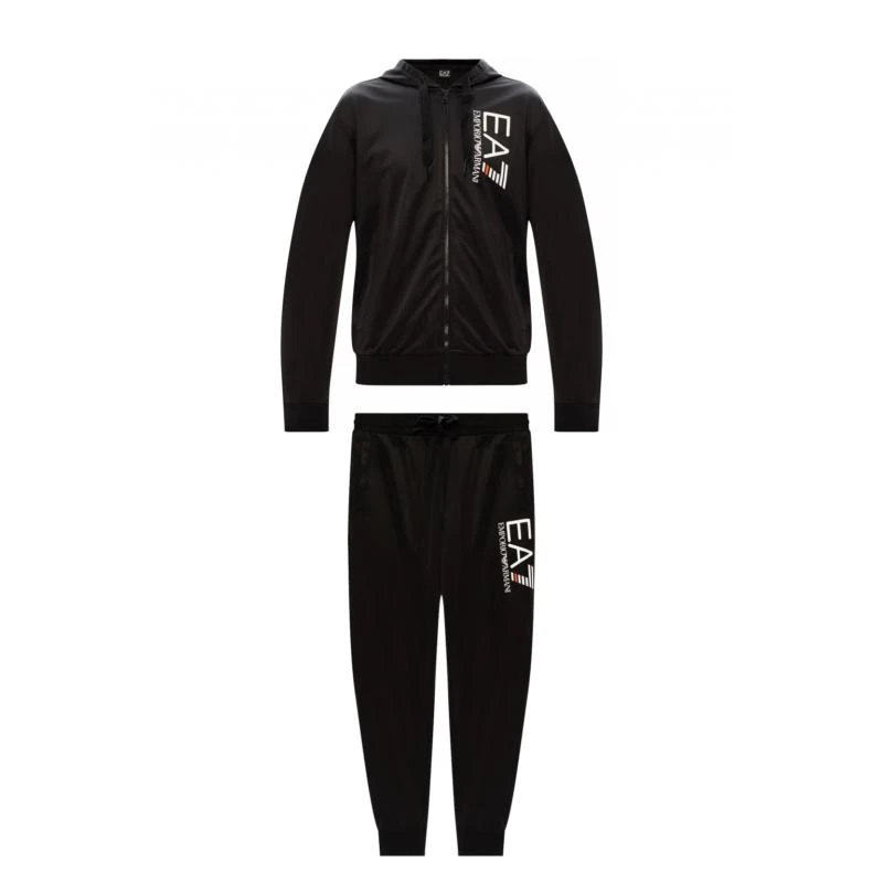 商品Emporio Armani|EMPORIO ARMANI 男士黑色运动套装 6HPV51-PJ08Z-012,价格¥925,第1张图片
