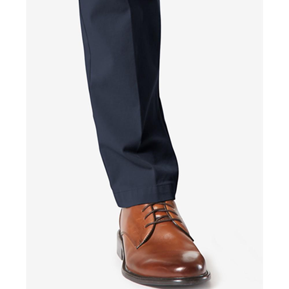 Men's Workday Smart 360 Flex Straight Fit Khaki Stretch Pants商品第4张图片规格展示