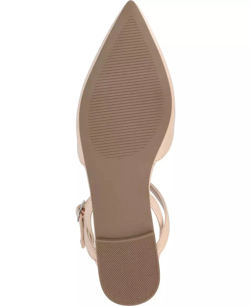 商品Journee Collection|Women's Martine Strappy Pointed Toe Flats,价格¥382,第5张图片详细描述