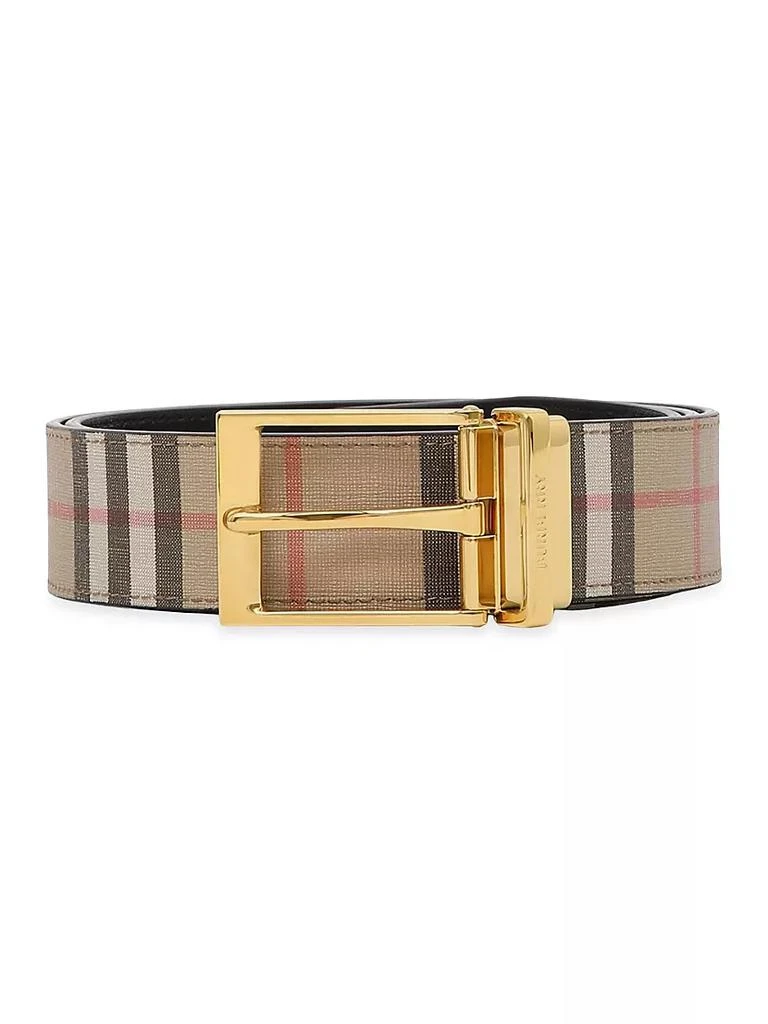 商品Burberry|Louis Check Belt,价格¥3826,第1张图片