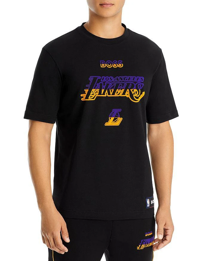 商品Hugo Boss|BOSS Lakers Basketball Graphic Tee ,价格¥410,第2张图片详细描述