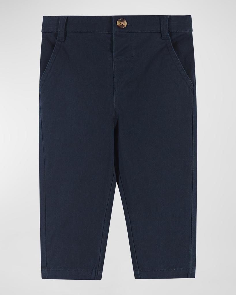 Boy's Toggle Cardigan W/ Plaid Shirt & Pants Set, Size Newborn-24M商品第5张图片规格展示