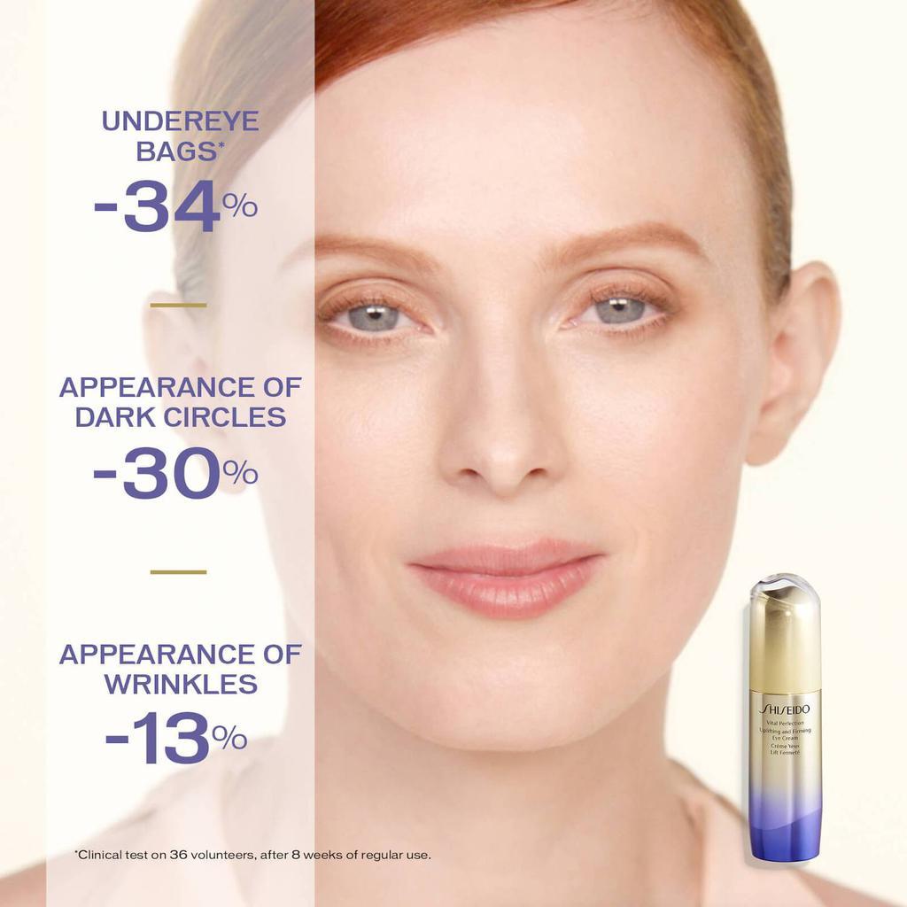 商品Shiseido|Shiseido Vital Perfection Uplifting and Firming Eye Cream 15ml,价格¥593,第6张图片详细描述
