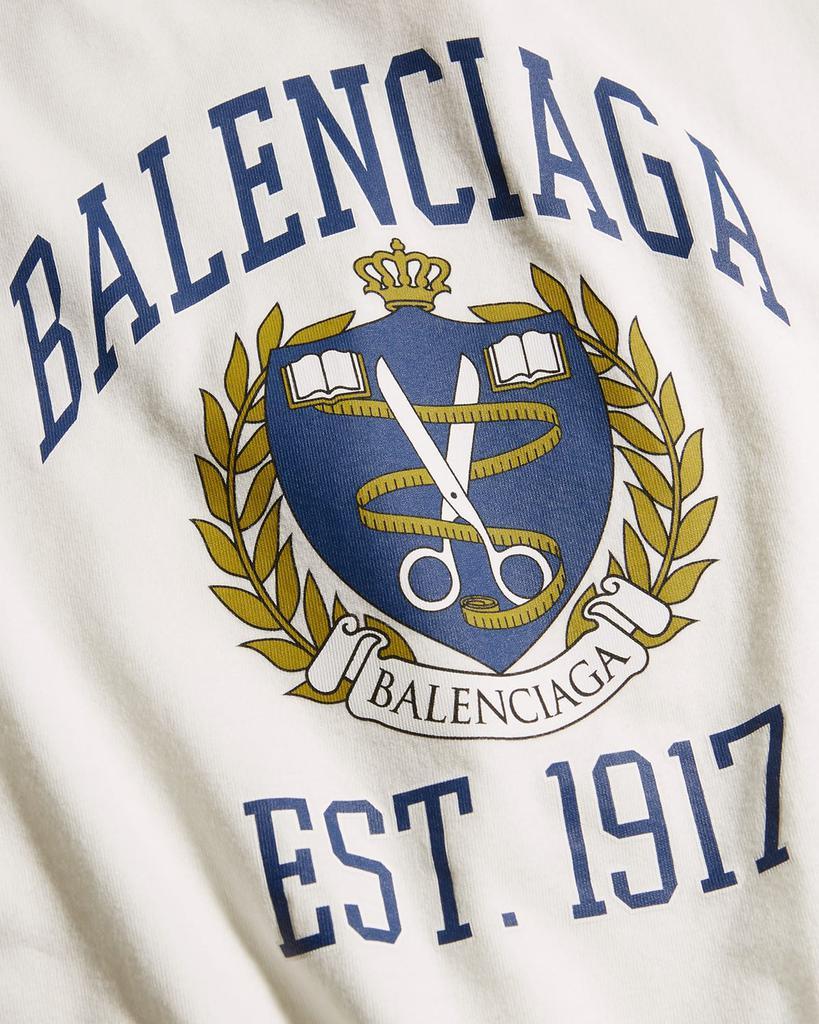 商品Balenciaga|Kid's University Logo Crest T-Shirt, Size 2-10,价格¥1440,第5张图片详细描述