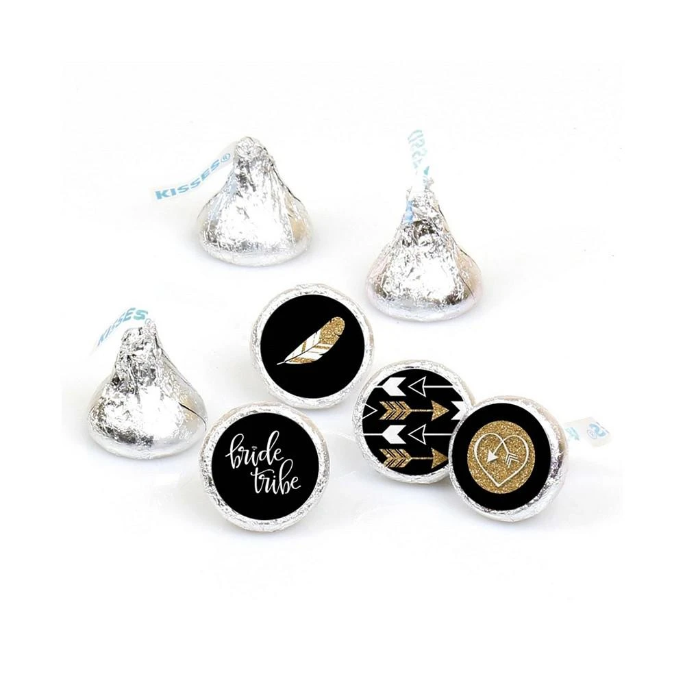 商品Big Dot of Happiness|Bride Tribe - Bridal Shower Round Candy Sticker Favors (1 sheet of 108),价格¥75,第1张图片