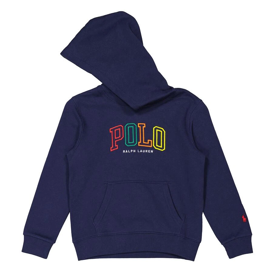 商品Ralph Lauren|Cruise Navy Logo Fleece Hoodie,价格¥332,第1张图片