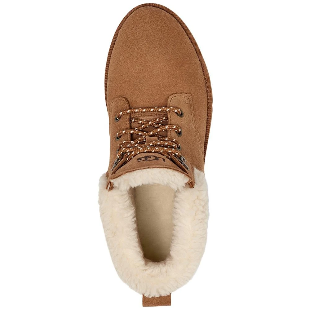 商品UGG|Women's Romely Heritage Lace-Up Plush-Cuff Boots,价格¥479,第4张图片详细描述