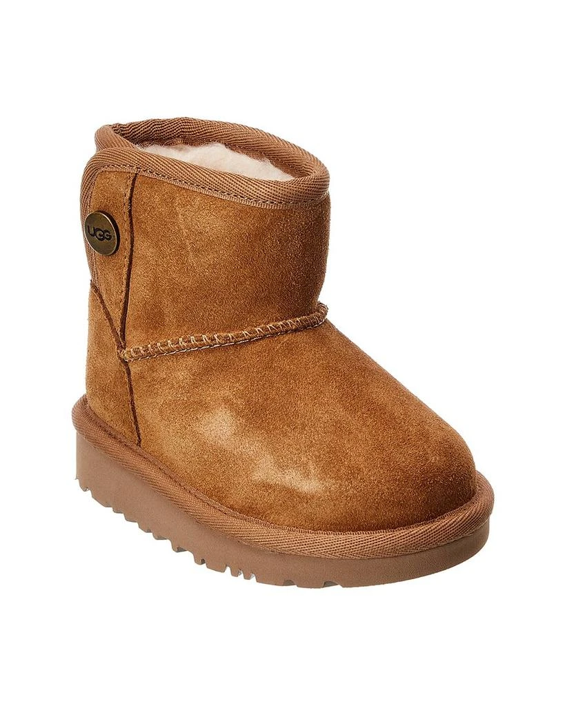 商品UGG|大童女鞋秋冬欧美风经典纽扣短筒平底套筒短靴雪地靴,价格¥479,第1张图片