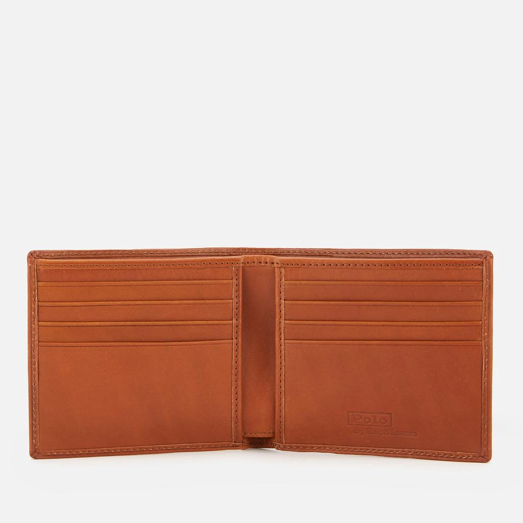 商品Ralph Lauren|Polo Ralph Lauren Men's Smooth Leather Bear Logo Wallet,价格¥810,第3张图片详细描述