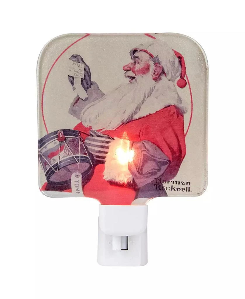 商品Northlight|Norman Rockwell "a Drum for Tommy" Glass Christmas Night Light, 6",价格¥249,第1张图片