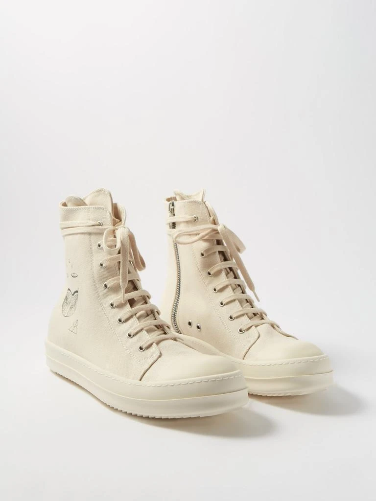 Scarpe denim side-zip trainers 商品