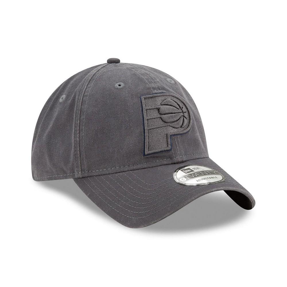 商品New Era|Men's Graphite Indiana Pacers Tonal Team Pop 9TWENTY Adjustable Hat,价格¥132,第5张图片详细描述