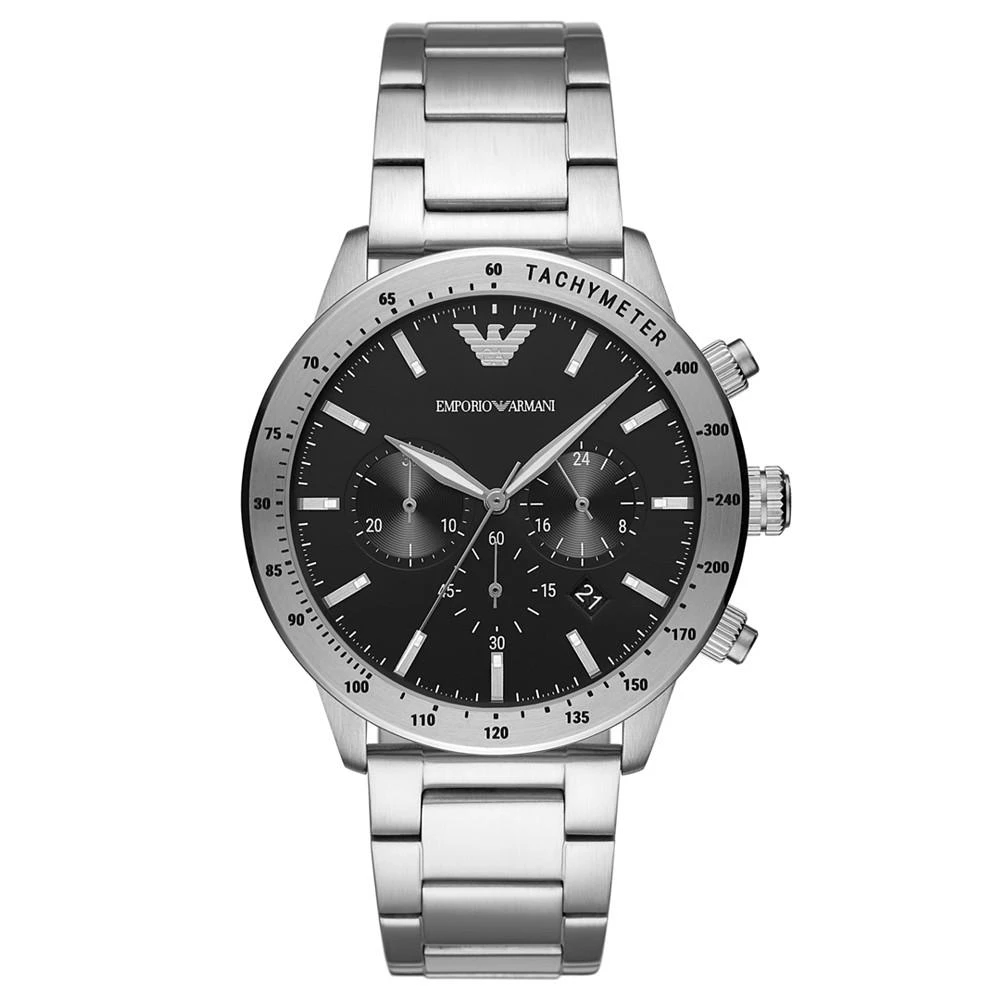 商品Emporio Armani|男士不锈钢手链手表 43mm,价格¥2205,第1张图片