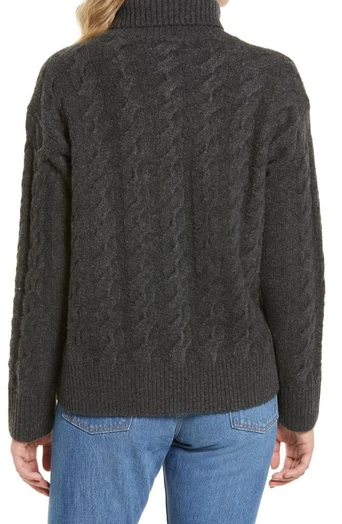 商品Nordstrom|Cable Turtleneck Sweater,价格¥204,第2张图片详细描述