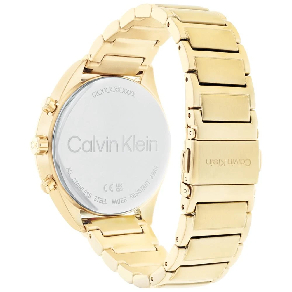 商品Calvin Klein|Women's Gold-Tone Stainless Steel Bracelet Watch 38mm,价格¥1126,第3张图片详细描述