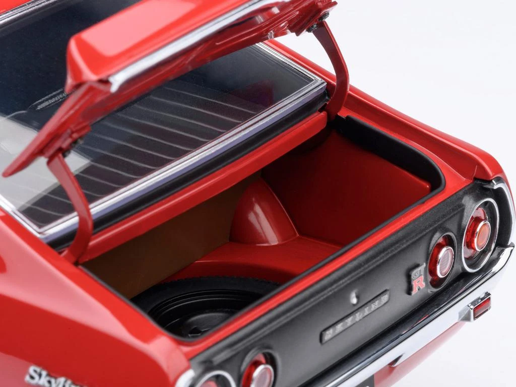 商品Autoart|Nissan Skyline 2000GT-R (KPGC110) Tuned Version RHD (Right Hand Drive) Red 1/18 Model Car by,价格¥2824,第3张图片详细描述