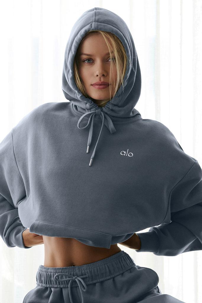 Alo Accolade Hoodie - Steel Grey - Hoodies - Free Shipping