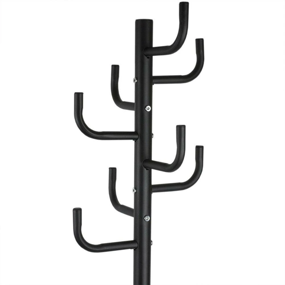 商品QuikFurn|Black Metal Coat Rack Entry Hall Tree Hat Rack,价格¥902,第2张图片详细描述