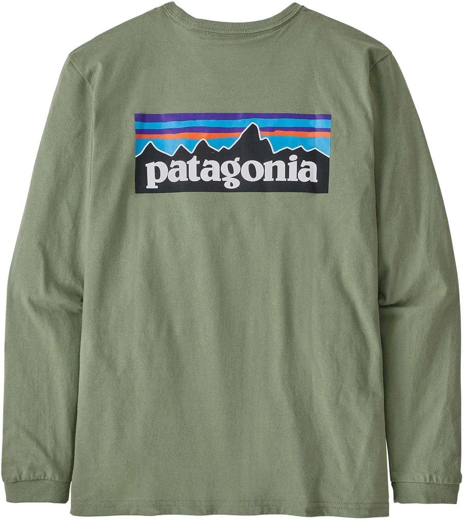 商品Patagonia|Patagonia Women's Long Sleeve P-6 Logo Responsibili-Tee T-Shirt,价格¥264,第1张图片