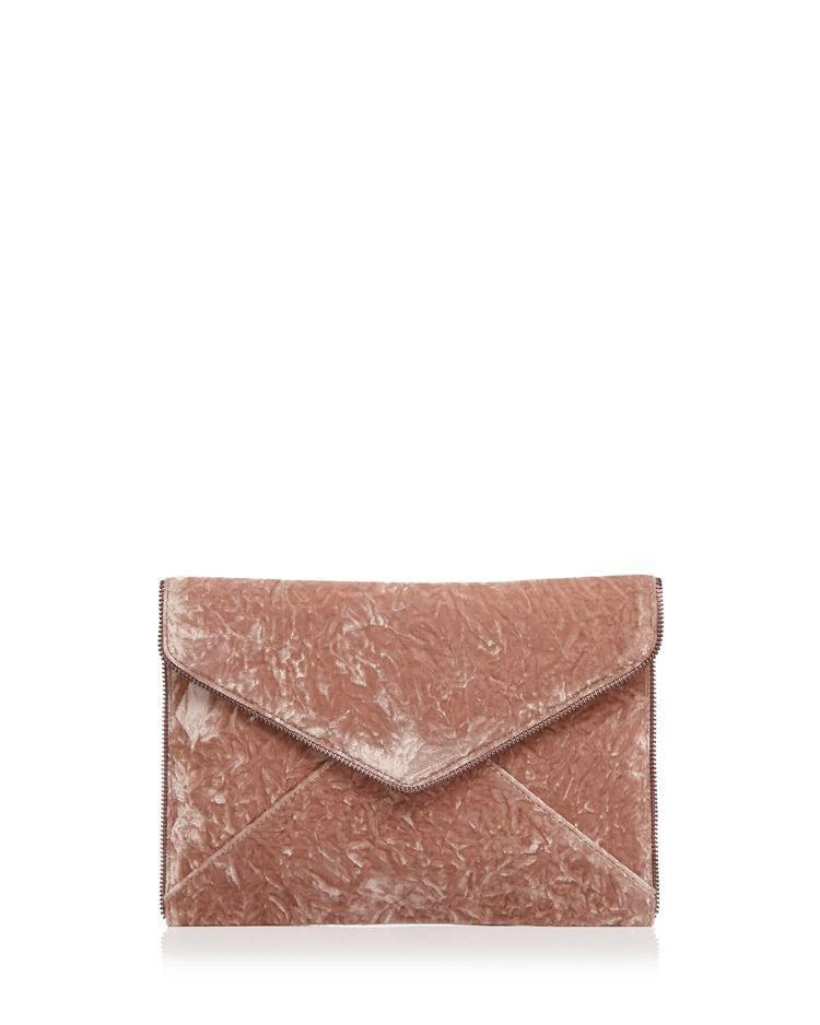 商品Rebecca Minkoff|Leo Crushed Velvet Clutch,价格¥533,第1张图片