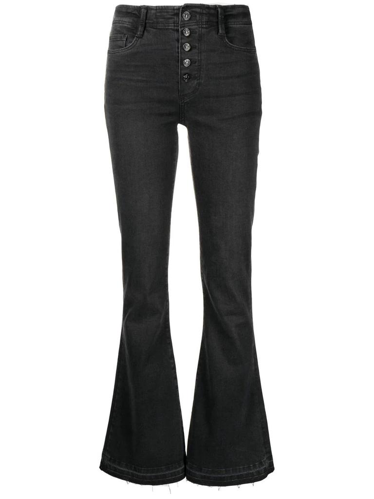Dusty Black 'High Rise Lou Lou Jeans'商品第1张图片规格展示