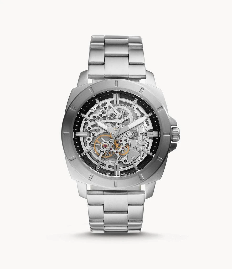 商品Fossil|Men's Privateer Sport Automatic, Stainless Steel Watch,价格¥740,第1张图片