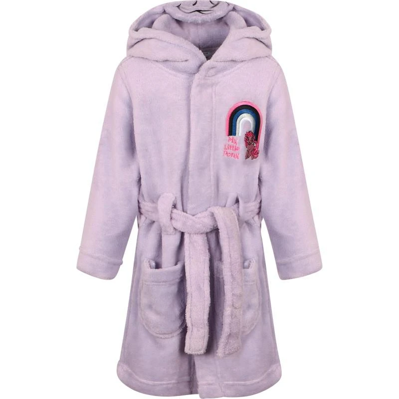 商品NAME IT®|Rainbow my little pony logo bathrobe in lilac,价格¥588,第2张图片详细描述