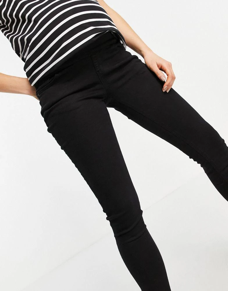 商品Topshop|Topshop Maternity under bump Joni jean in black,价格¥170,第3张图片详细描述