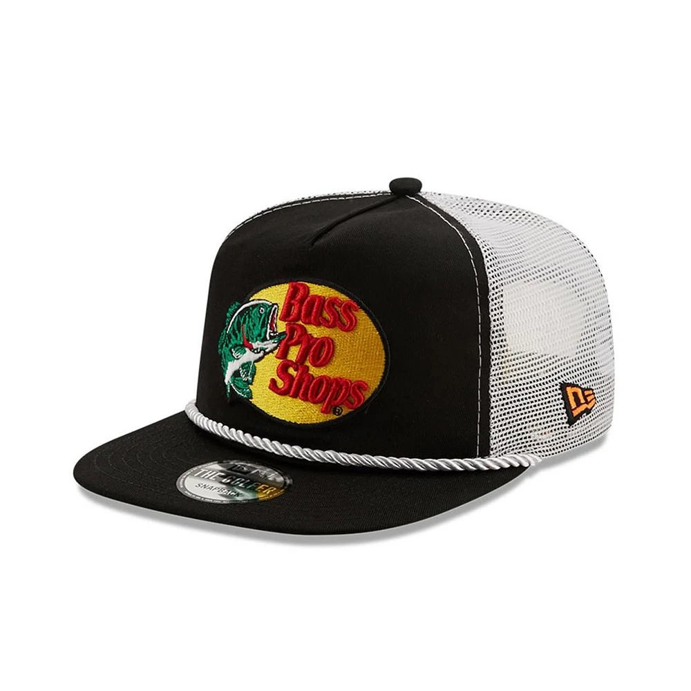 商品New Era|Men's Black, White Martin Truex Jr Golfer Snapback Adjustable Hat,价格¥269,第4张图片详细描述