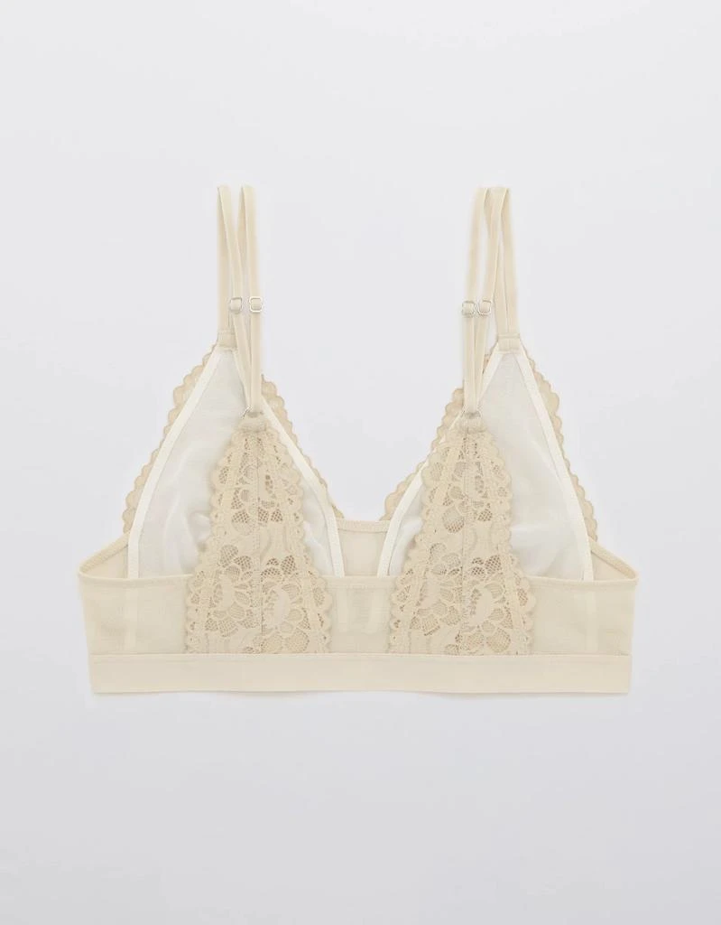 商品Aerie|Aerie Gingerbread Lace Plunge Bralette,价格¥106,第4张图片详细描述