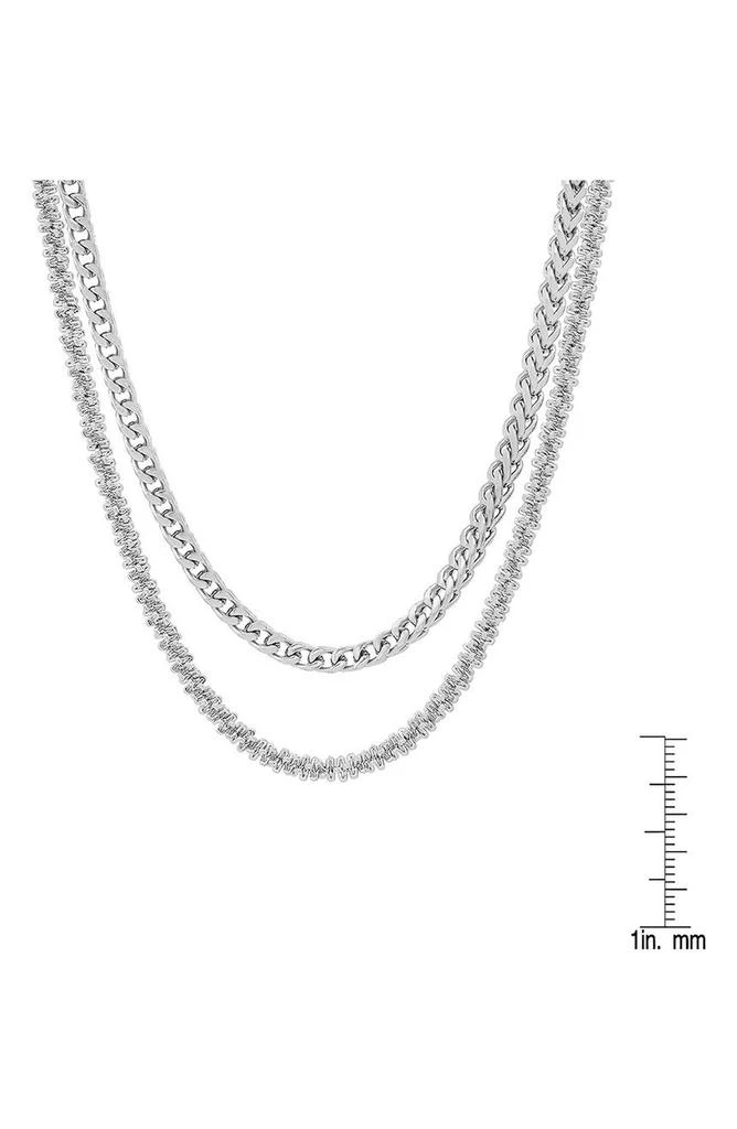 商品HMY JEWELRY|Layered Mixed Chain Necklace,价格¥330,第2张图片详细描述