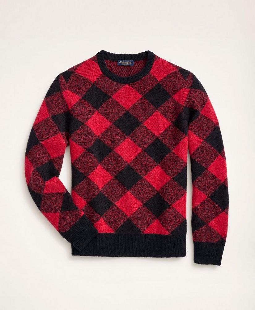 Buffalo Check Crewneck Sweater商品第1张图片规格展示