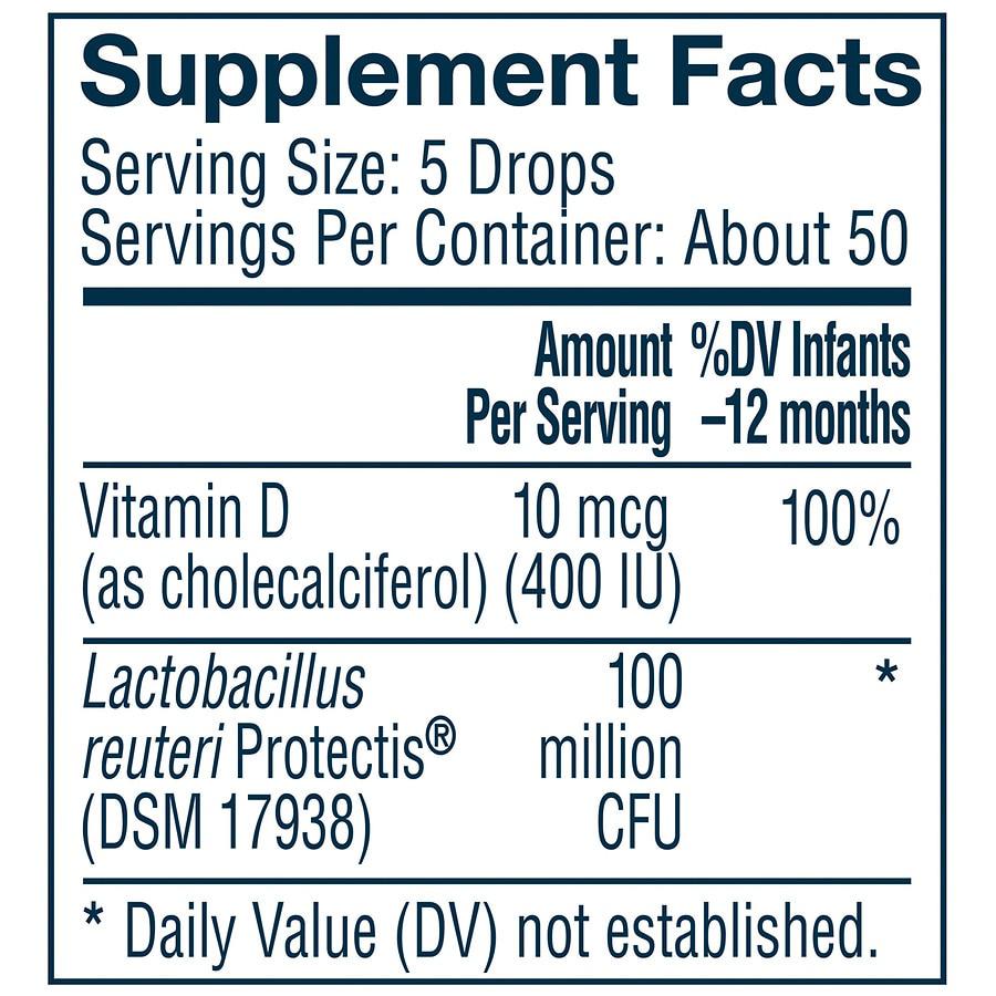 Soothe- Vitamin D & Probiotic Drops Dietary Supplement商品第5张图片规格展示