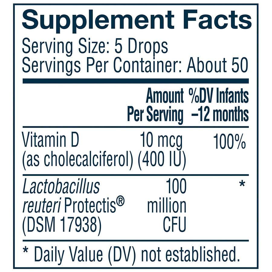 商品Gerber|Soothe- Vitamin D & Probiotic Drops Dietary Supplement,价格¥216,第7张图片详细描述