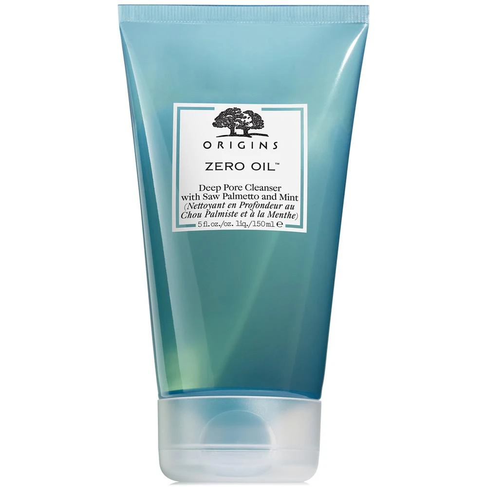 商品Origins|Zero Oil Deep Pore Cleanser with Saw Palmetto & Mint, 5 fl. oz,价格¥180,第1张图片