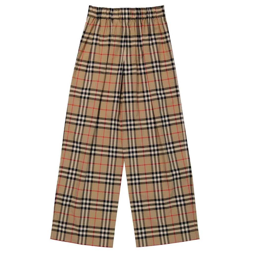 商品Burberry|Burberry Girls Vintage Check Sailor Trousers - Archive Beige, Size 8Y,价格¥350,第2张图片详细描述