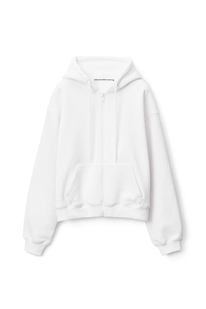 商品Alexander Wang|ZIP HOODIE IN DENSE FLEECE,价格¥2865,第1张图片