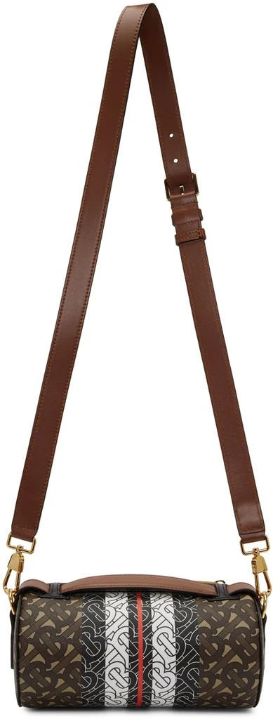 商品Burberry|Brown E-Canvas Barrel Monogram Bag,价格¥8885,第1张图片