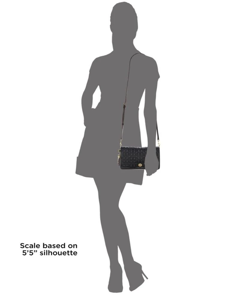 商品Coach|Dinky Signature Leather Crossbody Bag,价格¥2221,第3张图片详细描述