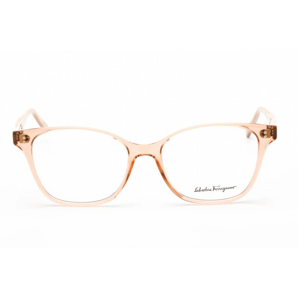 商品Salvatore Ferragamo|Salvatore Ferragamo Women's Eyeglasses - Trasparent Nude/Beige Marble | SF2912 219,价格¥490,第2张图片详细描述