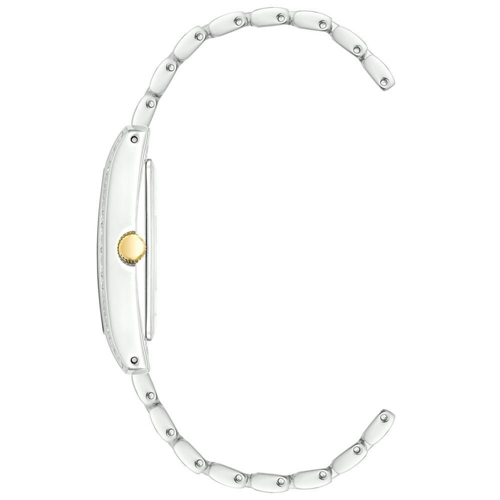 商品Anne Klein|Women's Silver-Tone And Gold-tone Base Metal Bracelet Watch, 25mm with Bracelet Gift Set, 2 Pieces,价格¥564,第4张图片详细描述