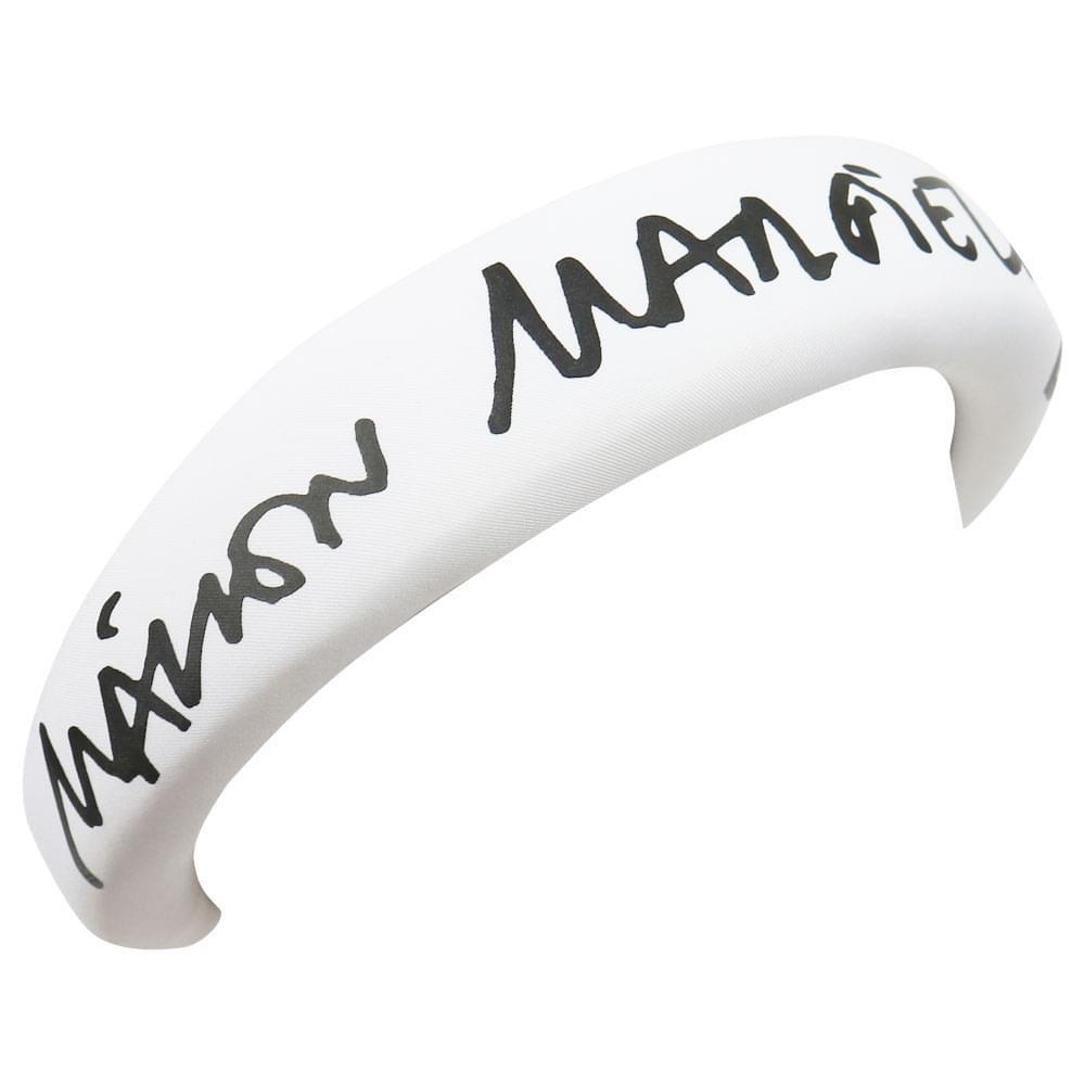 商品MAISON MARGIELA|White Logo Hairband,价格¥221,第5张图片详细描述